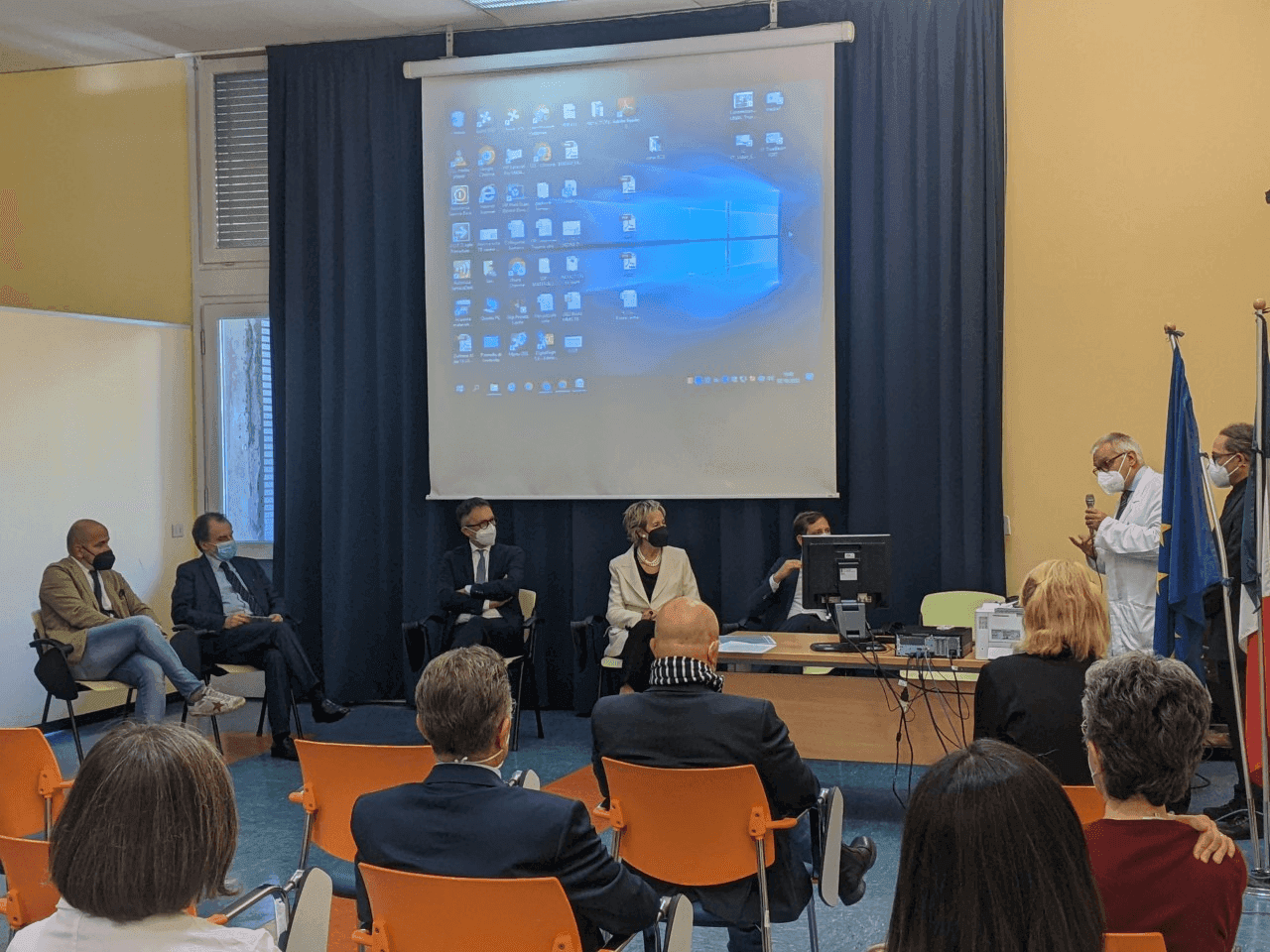 La VicePresidente Moratti alla presentazione del nuovo acceleratore lineare all'Ospedale di Circolo