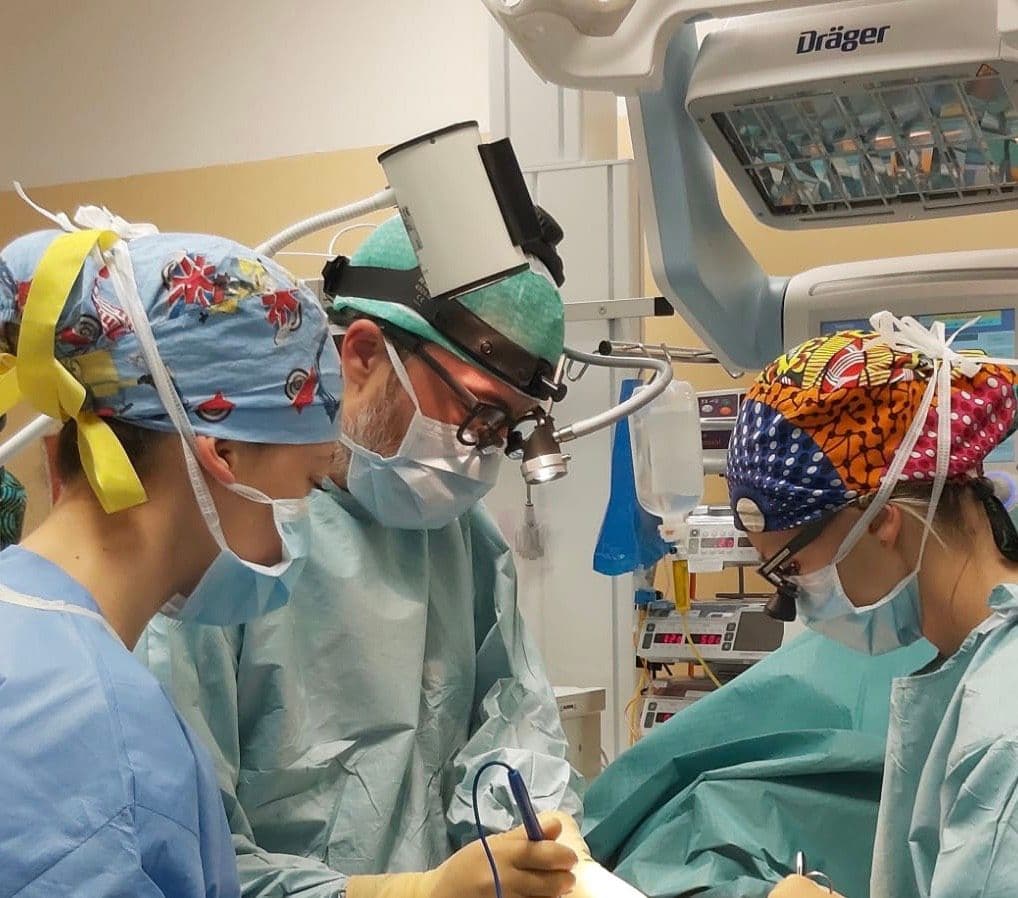 Due anni di Chirurgia pediatrica al Del Ponte