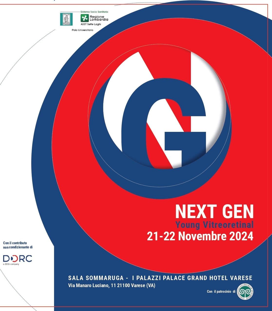 Next Gen Young Vitreoretinal, 21 e 22 novembre 2024 - Convegno per Medici Oculisti