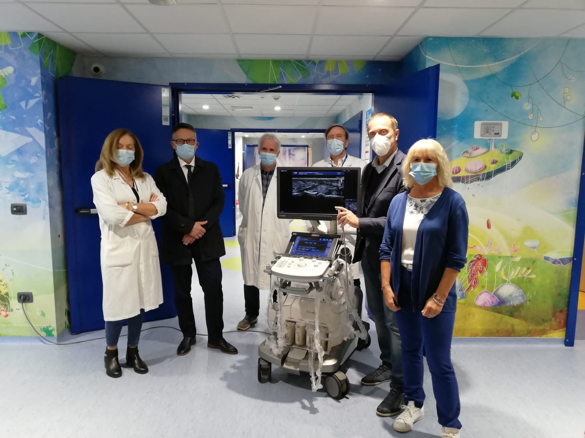 Tre sonde in dono alla Radiologia pediatrica da parte del Il Ponte del Sorriso