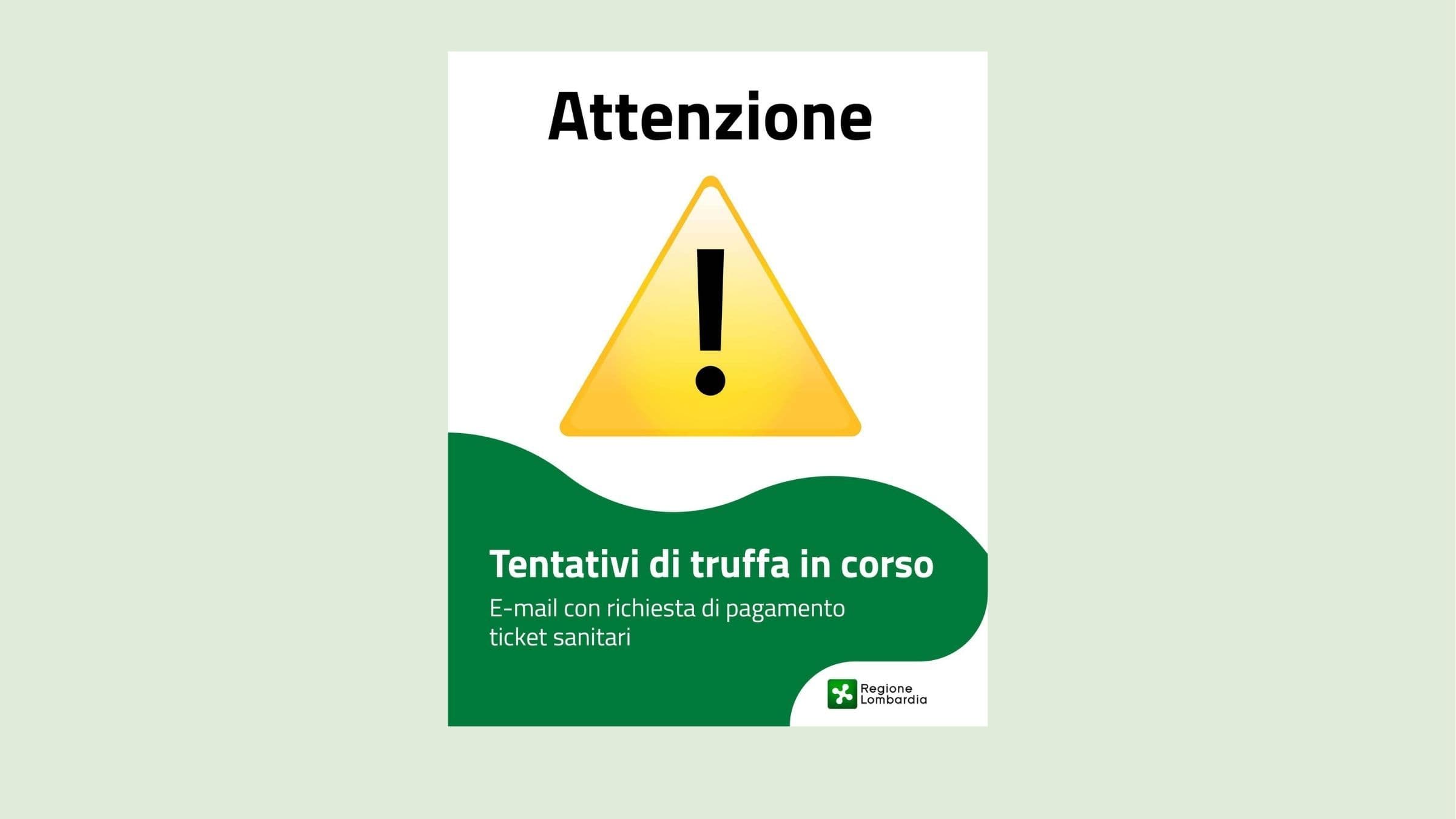 Tentativo di truffa tramite e-mail per presunti debiti sanitari