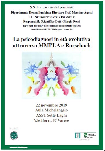 La psicodiagnosi in età evolutiva attraverso MMPI-A e Rorschach