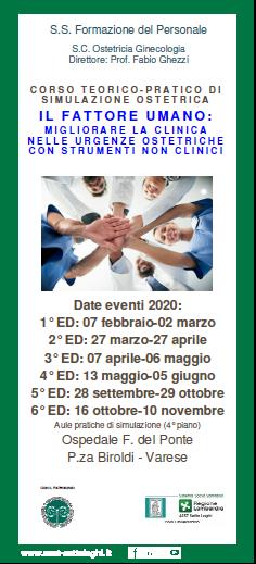 CORSO TEORICO-PRATICO DI SIMULAZIONE OSTETRICA: IL FATTORE UMANO: migliorare la clinica nelle urgenze ostetriche con strumenti non clinici