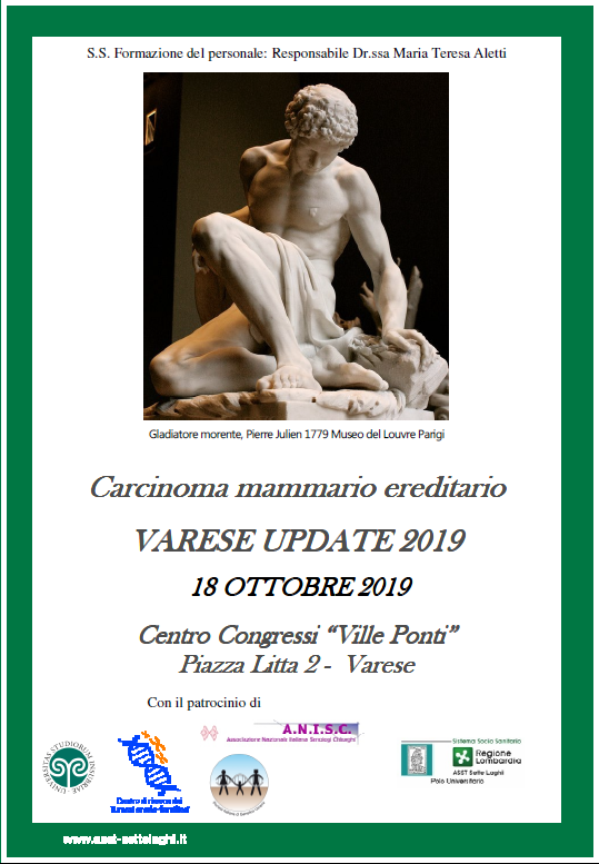 Carcinoma mammario ereditario VARESE UPDATE 2019