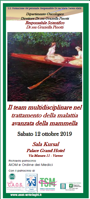 Il team multidisciplinare nel trattamento della malattia avanzata della mammella