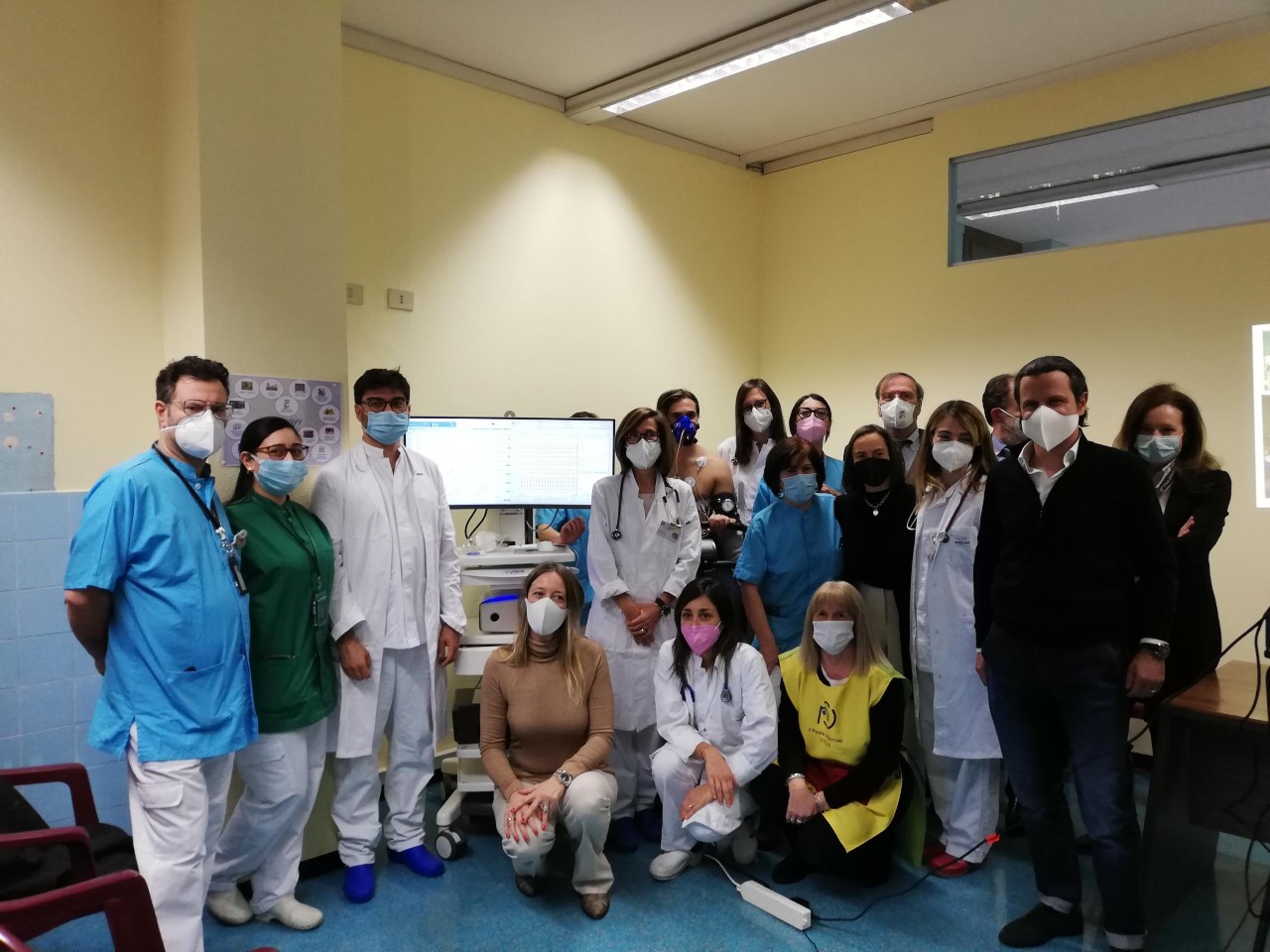 La Fondazione Il Ponte del Sorriso e la famiglia Palladini donano un'apparecchiatura per il test cardiopolmonare da sforzo alla Cardiologia pediatrica dell'Ospedale Del Ponte