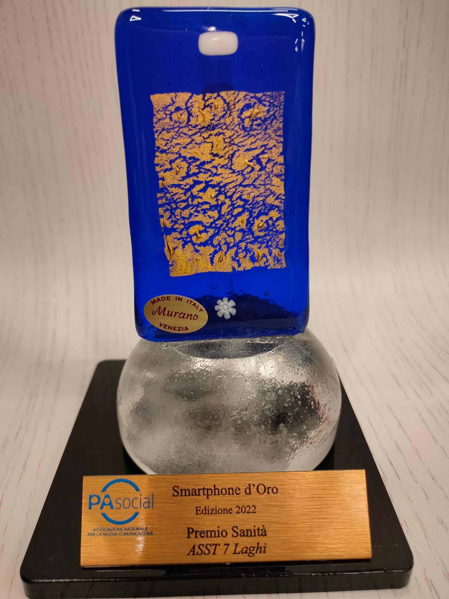 ASST Sette Laghi si aggiudica il Premio Smartphone d'oro, categoria Sanità