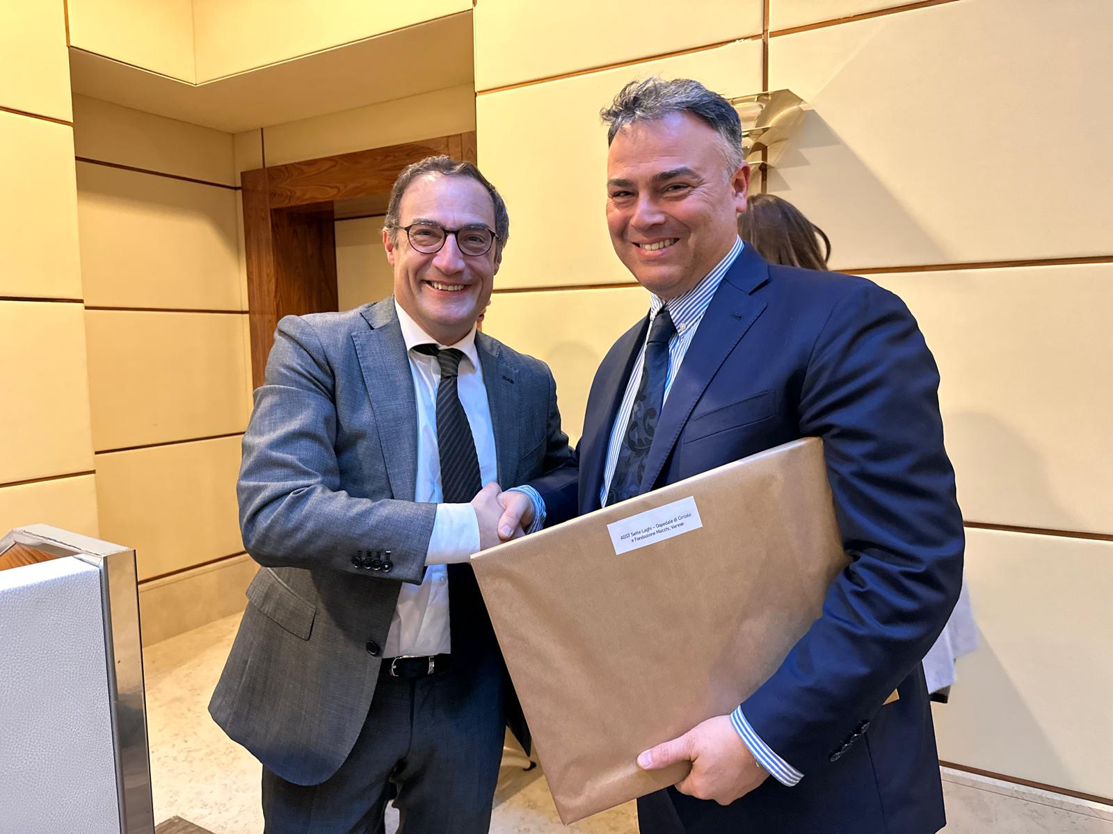 Premiata l'Urologia varesina dalla Società Italiana di Urologia
