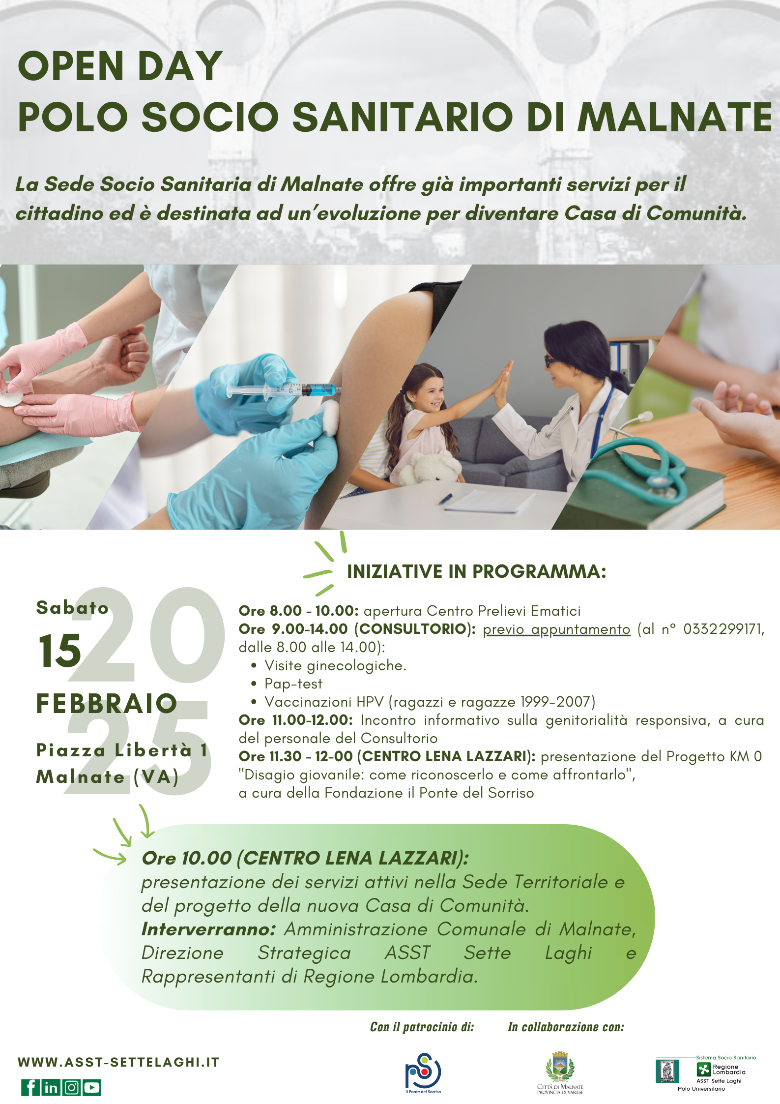 Open day Polo Socio Sanitario Territoriale di Malnate