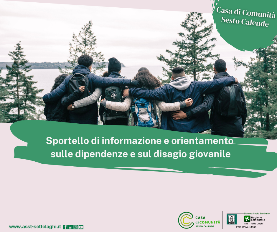 Apre lo Sportello di informazione e orientamento sulle dipendenze e sul disagio giovanile