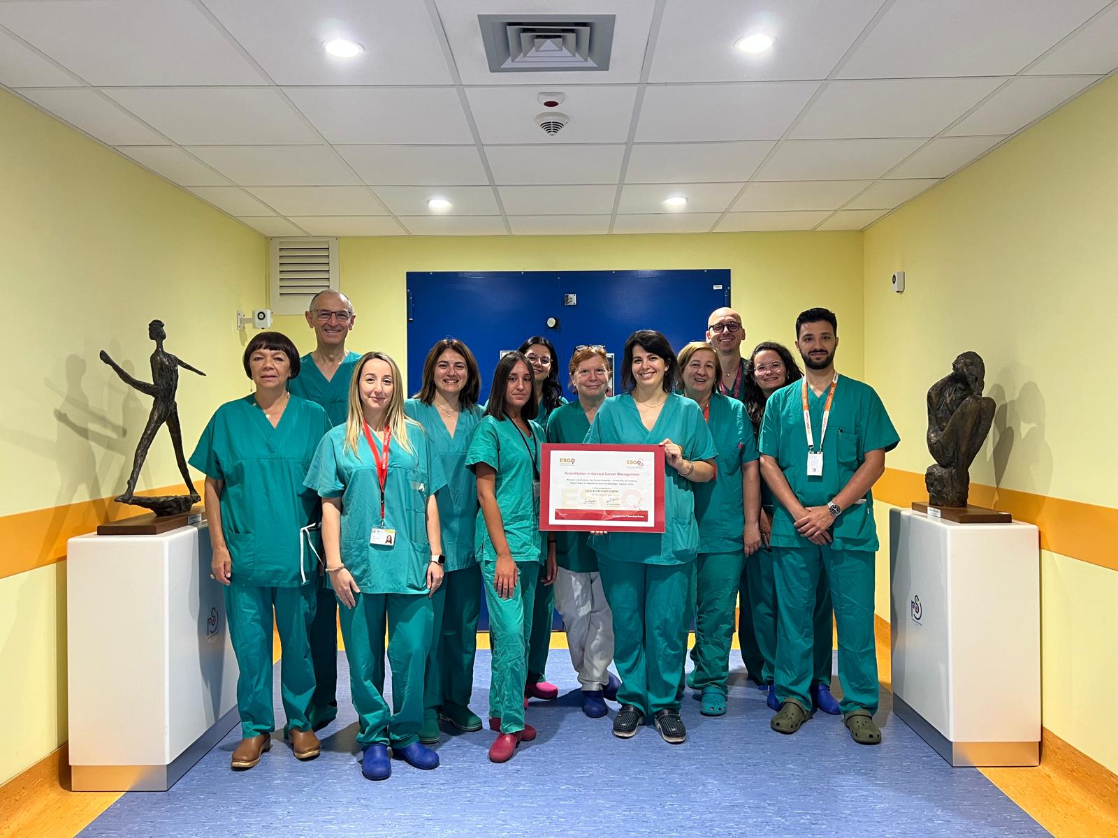  Il Del Ponte modello di eccellenza ESGO per la gestione del carcinoma della cervice uterina 
