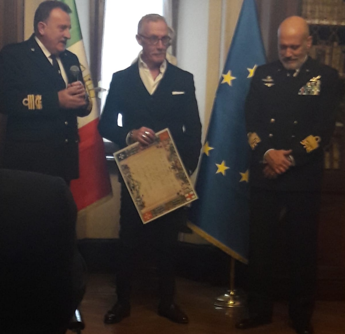 Rinnovato il rapporto tra la Marina Militare Italiana e il Prof. Cesare Beghi, confermato Consulente Scientifico della Marina Militare italiana