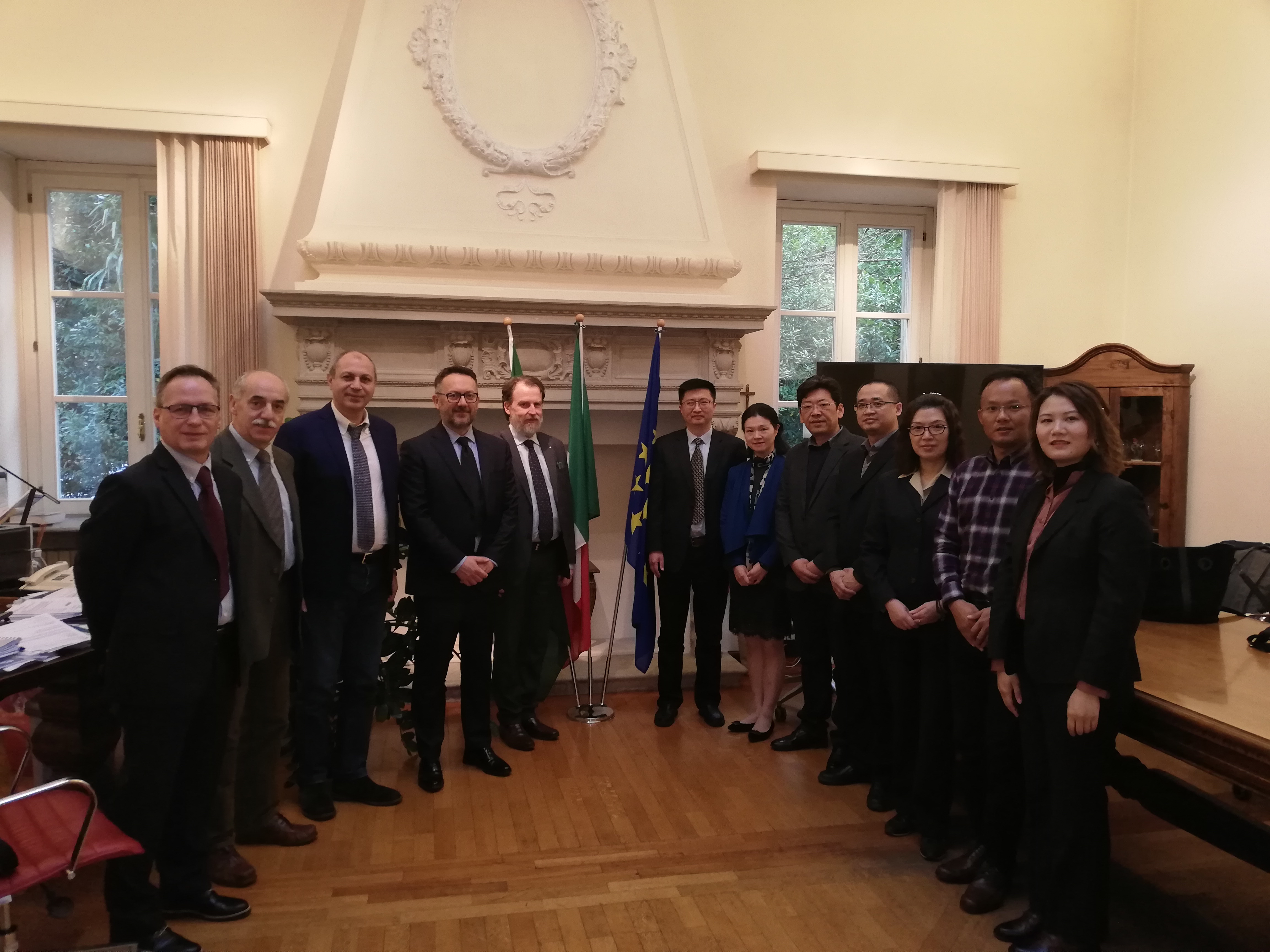 Delegazione cinese in vista al Pronto Soccorso di Varese